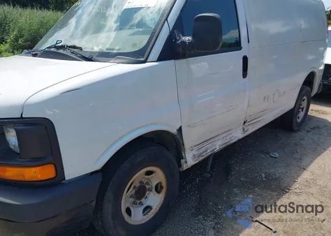 2014 Chevrolet Express 2500 Work Van из США, поврежденный, VIN 1GCWGFBA1E1121961